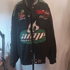 Dale Earnhardt jr. Black Racing Jacket size 2xl